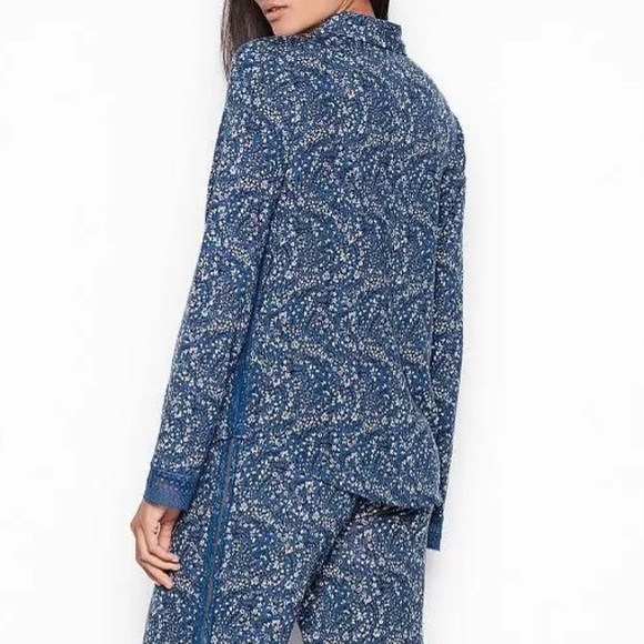 💙 Victoria's Secret, Blue Meadow Heavenly Supersoft Modal Pajama Set - Picture 6 of 16